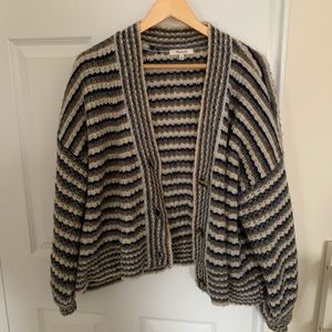 Madewell striped cardigan